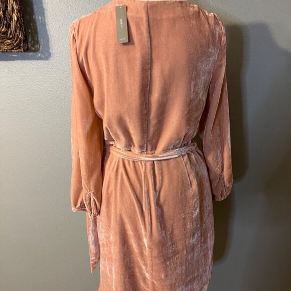 NWT J. Crew Velvet Wrap Dress - Picture 4 of 4
